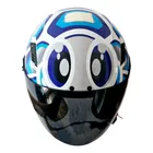 AGV Turtle Azul + Viseira Fume Tartaruga Xopen — imagem 3